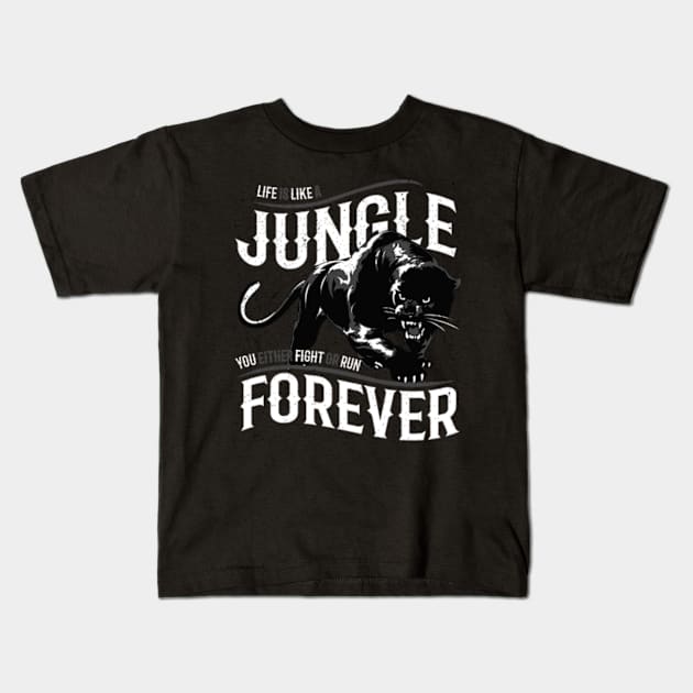 Kids black panther shirt clearance